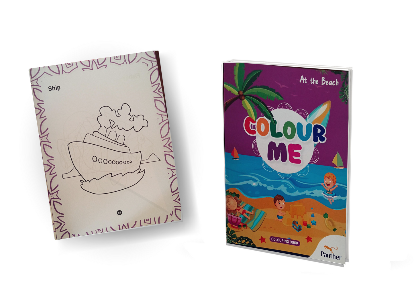 Colouring Book - COLOUR ME - AT THE BEACH