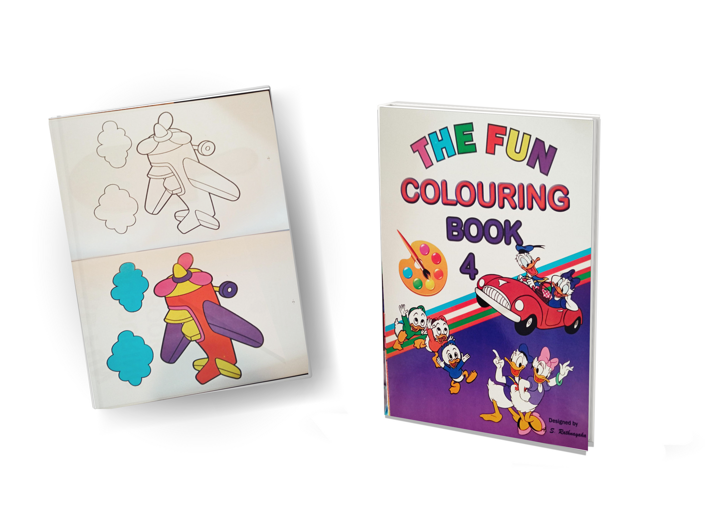 Colouring book - THE FUN COLOURING BOOK 4